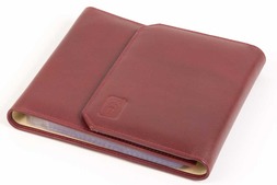Leather CD case in Oxford hide