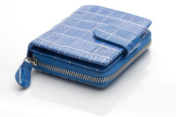 Purse with zip around coin section