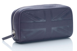 Small cosmetic bag in Britannia leather