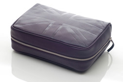 Large cosmetic bag in Britannia leather