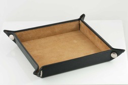 Leather Valet tray in Malvern hide